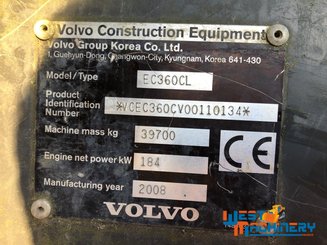 Crawler excavator Volvo EC360CL - 8